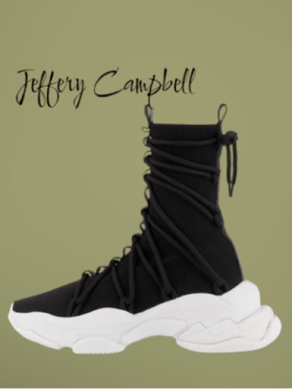 Jeffery Campbell Lace up Platform Sneakers